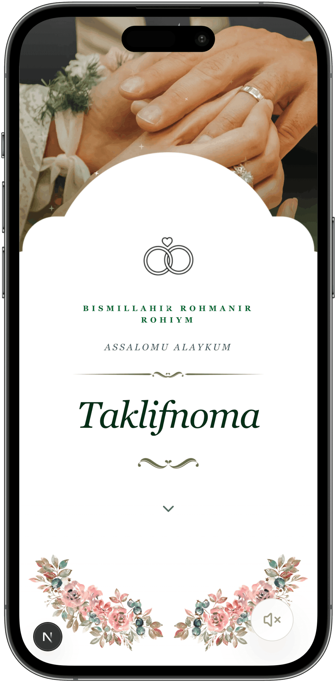 iPhone Invitation Mockup 2